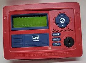 Adt Ann80 Firelite Ann-80 Fire Alarm Annunciator Red