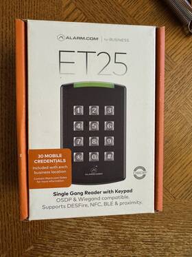 Adc-ac-et25 Alarm.com Reader/keypad Et25 Adc-ac-et25 Alarm.com Reader/keypad Et25