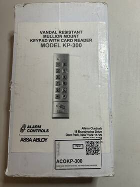 Kp-300 Alarm Controls Keypad With Card Reader