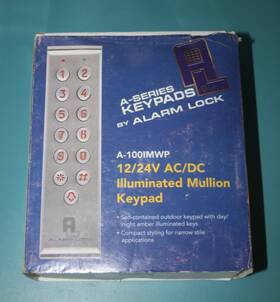 A-100imwp Alarm Lock A-100imp Ss Mullion Pushbutton Control Keypad 12/24v Ac/dc New