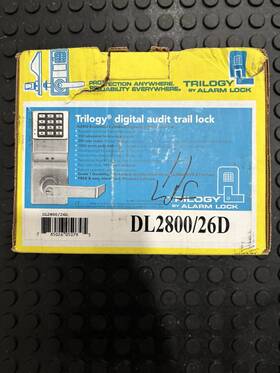 Dl2800 Alarm Lock Us26d Trilogy Digital Cylindrical 26d Satin Chrome Dl2800 Alarm Lock Us26d Trilogy Digital Cylindrical 26d Satin Chrome