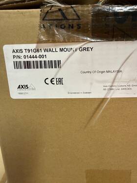 01444-001 Axis T91g61 Wall Mount Grey 01444-001 Axis T91g61 Wall Mount Grey