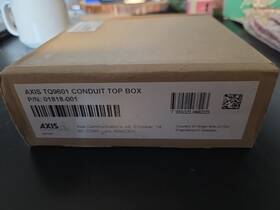 01818-001 Axis Tq3601-e Conduit Back Box New Sealed