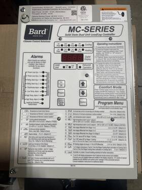 Mc4002-b Bard Mc-series With Alarm Control Board P/n