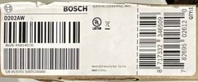 D202aw Bosch Vertical Led Keypad Control Panel White Ul Listed D202aw Bosch Vertical Led Keypad Control Panel White Ul Listed