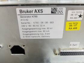 A12-a2 Bruker Axs Generator K780 230v 50/60hz 32a Ak