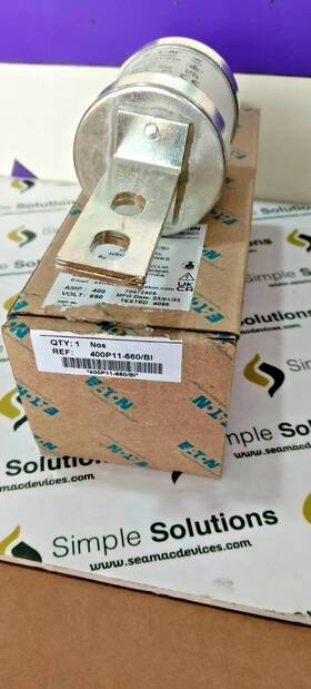 400p11-660 Bussmann 1pc- Eaton/bussmann Hrc Fuse 690v/ac-80ka/400a-new 400p11-660 Bussmann 1pc- Eaton/bussmann Hrc Fuse 690v/ac-80ka/400a-new