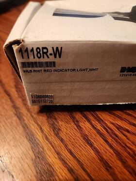 1118r-w Dmp 1118r-b Wireless Remote Indicator Light
