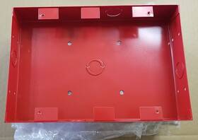 635-r Dmp Red Surface Mount Backbox 630f Keypad Mounting Box Conduit