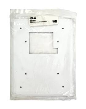 694-w Dmp Metal Lcd Keypad Wall Backplate Replacement White 694-w Dmp Metal Lcd Keypad Wall Backplate Replacement White