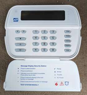Wt5500-433 Dsc Adt Wireless Keypad Wt5500-433 Dsc Adt Wireless Keypad