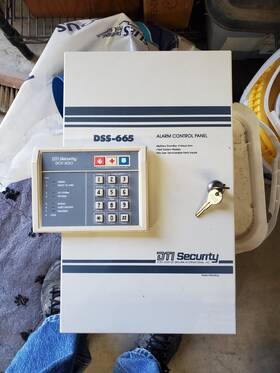 Dss-665 Dti Security Used Control Panel Model Plus 3 Key Pads