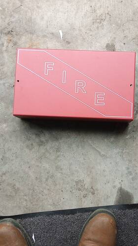 387453 Edwards Mfc A Fire Alarm Accessory Enclosure Control Panel
