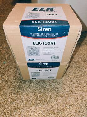 Elk-150rt Elk Siren Stainless Steel Enclosure 118db