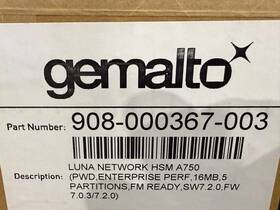 908-000367-003 Gemalto Now Thales Luna Network Hsm A750 Grk-16 New 908-000367-003 Gemalto Now Thales Luna Network Hsm A750 Grk-16 New