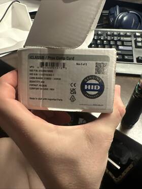 2122bg1mnm Hid Iclass/prox Comp Card With Mag Strip Pack Of 5