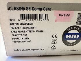 3050pggmn Hid Iclass Se Card 100 Pack