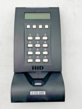 6180bkr000009 Hid Iclass Bioclass Keypad Biometric Card Reader