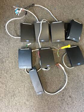 Hid 639399033636 Lot Of 8 Mart Card Readers Wall Switch Used Functional Read List