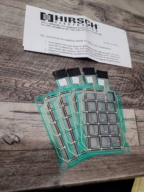 Hirsch Md01-0710 Conntech Scramble Pad Lot Of 4-miller Dial Membrane Dsms Or Dska1