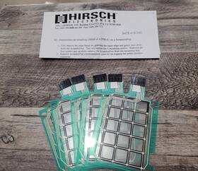 Hirsch Md15-0749 Conntech Scramble Pad Miller Dial Lot Of 5-membrane Dsms Or Dska1