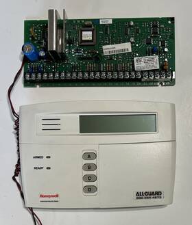 V9.18 Honeywell/ademco V20p5/fa570 Vista Security V20p5 Board Fa570 Alpha Keypad Pre-owned