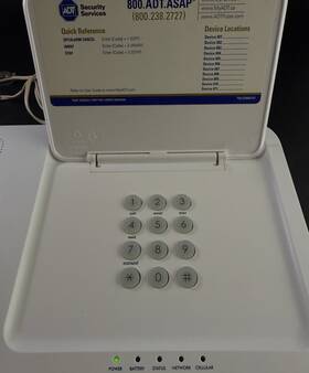 244837 Honeywell Adt -tssc Base Crc Unit Security System Keypad Vd3