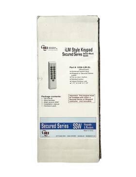 Iei 783950351612 Ssw-ilm-al Access Control Keypad Mullion Mount Backlit Indoor/outdoor