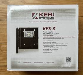 Kps-3 Keri Systems 12vdc 2.8a Power Supply With Enclosure Panel Kps-3 Keri Systems 12vdc 2.8a Power Supply With Enclosure Panel