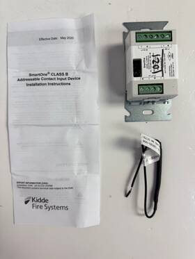 Kidde 70-610001-001 Fire Systems Smartone Class B Addressable Contact Input Dev