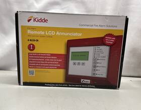 Kidde 793016050786 Commercial K-rlcd-cr Lcd Text Annunciator - Red