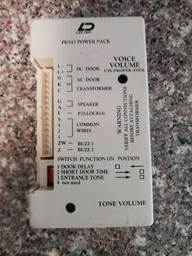 Pk-543a Lee Dan 5-4-3 Wire Apartment Intercom Amplifier Used