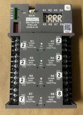 Hcrb-8-ei Marlin Controls Retail Store Lighting Control Panel 8 Relays