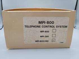 Mpi-800 Moose Products Inc. Mpi-800/280 New Pro-pak / 280 Telephone Control System Mpi-800 Moose Products Inc. Mpi-800/280 New Pro-pak / 280 Telephone Control System