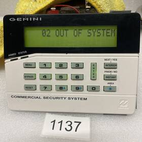 Napco Gemc-bk1 Gemini Security System Keypad Alarm Panel Control