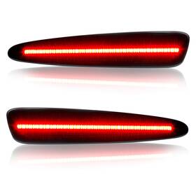 Fbarfmp24931 Ndrush Smoked Led Side Marker Lights Rear Bumper Sidemarker Lamp Compatible W Fbarfmp24931 Ndrush Smoked Led Side Marker Lights Rear Bumper Sidemarker Lamp Compatible W