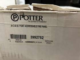 P Tter Afc 50 Potter 50point Fire Alarm Panel