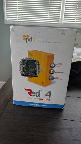 5001658370 Prodatakey Pdk Red 4 Door Controller 5001658370 Prodatakey Pdk Red 4 Door Controller