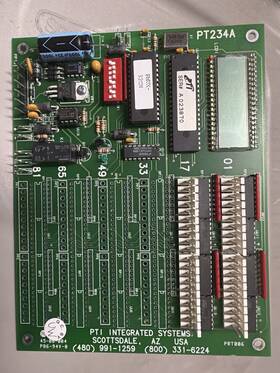 Pt234a Pti Integrated Systems Alarm Control Board Pcb Used Unteste