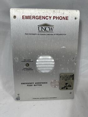 R733 Ramtel 733 Emergency Phone Call Box Panel Wall Mount Security Ada Push Button