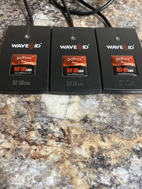 Rdr-80081aku-amzn Rf Ideas Rdr80081aku-amzn Rfideas Wave Id Pcprox Plus. Lot Of 3. Read Description
