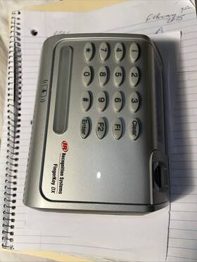 Schlage Dx2100 Recognition System Fingerkey Dx 2100 Fingerprint Reader