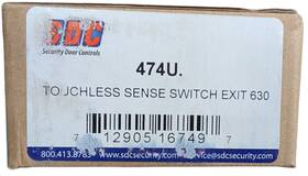 474u Sdc Sanitary Touchless Exit Switch Single Gang Stainless Steel