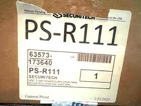 Ps-r111 Securitech Single Door Power Supply Model By 24vdc
