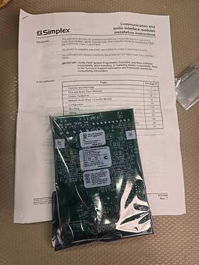 4100-0623 Simplex Model 742-522 Network Audio Riser Controller Board New