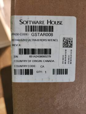 Gstar008 Software House Istar Ultra G2 Control Panel Brand New
