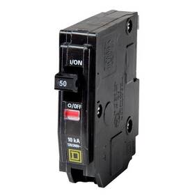 Square D Qo150cp Ac Single-pole Plug On Circuit Breaker 50a 120/240v - Deal Of T