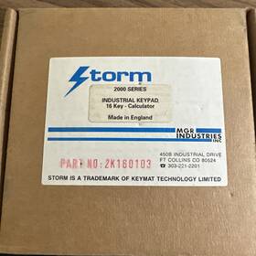 2k160103 Storm 2000 Series Industrial Keypad 16 Key Calculator
