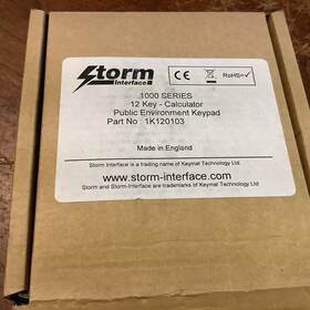 1k120103 Storm Interface 1000 Series 12 Key-calculator Public Environment Keypad