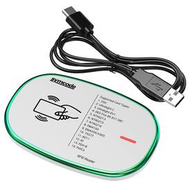 Symcode 735022450990 Rfid Reader 125khz And 13.56mhz Card Usb Plug Play Hid Device